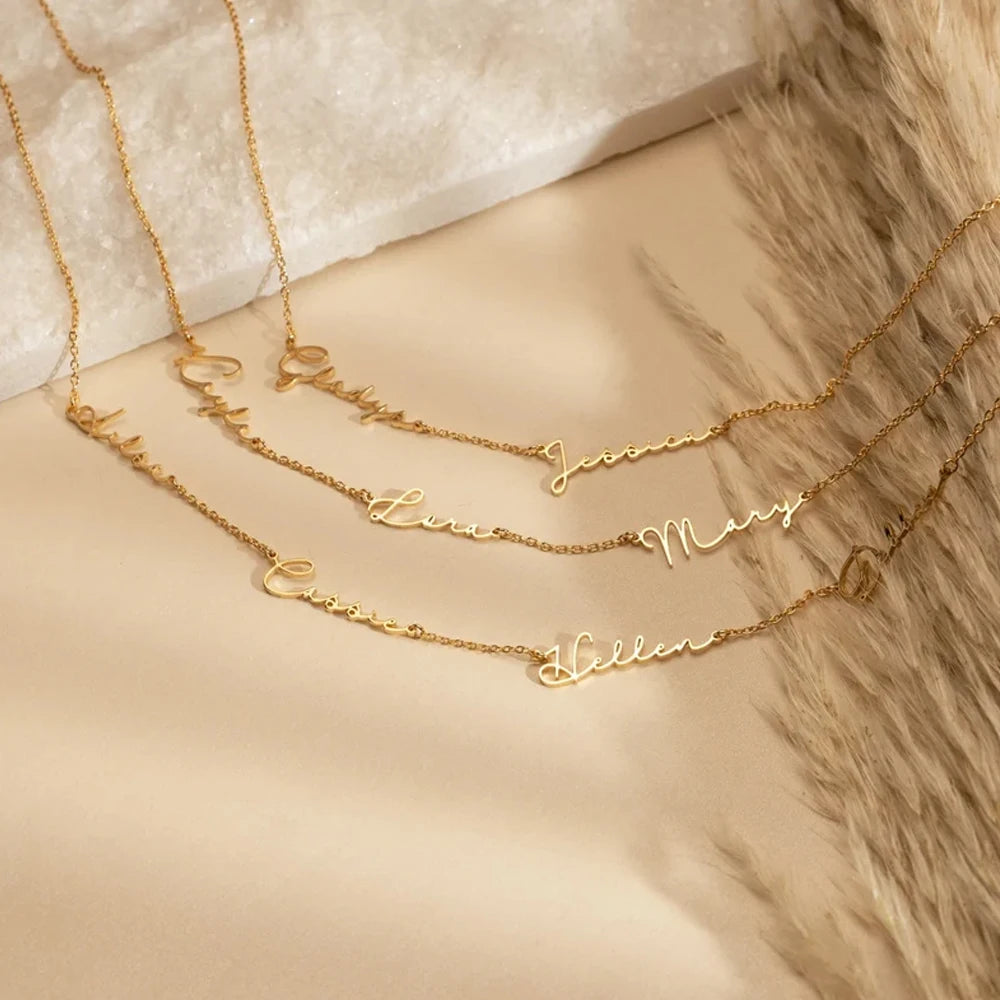Custom 2 Name Necklace