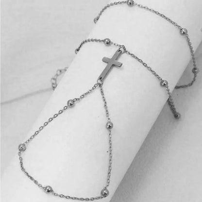 Cross Connected Finger Ring